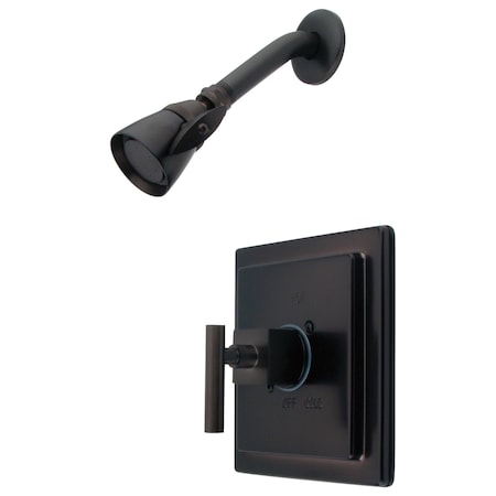 Kingston Brass Shower Faucet, 2, Wall Mount, Oil Rubbed Bronze KB8655CQLSO